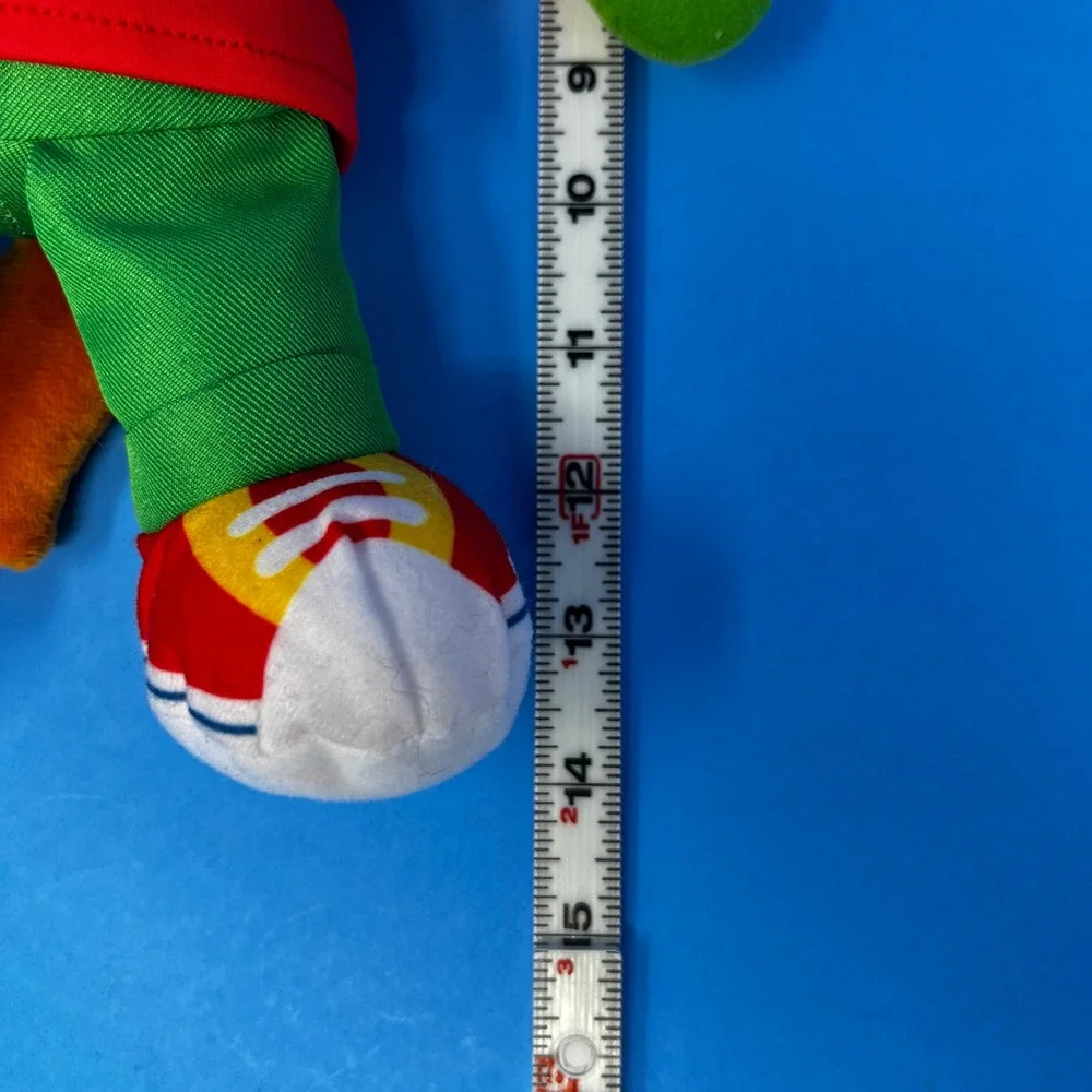 Fisher Price Alvin Chipmunks 14 inch Red Green Christmas Santa Hat‎ Plush
